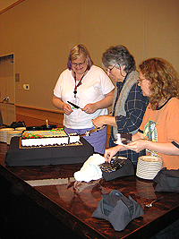 Cutting Elizabeth's Cake