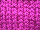 Baby once knitted up